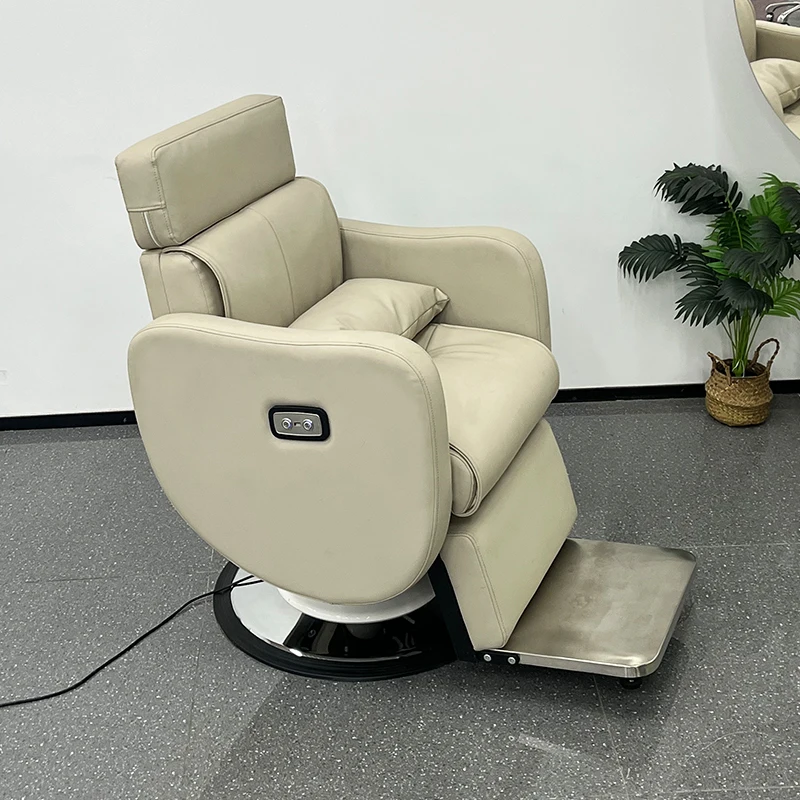 

High-quality Customizable Electric Backless Haircut Chair High Load-bearing Salon Chair Manufacturer Wholesale