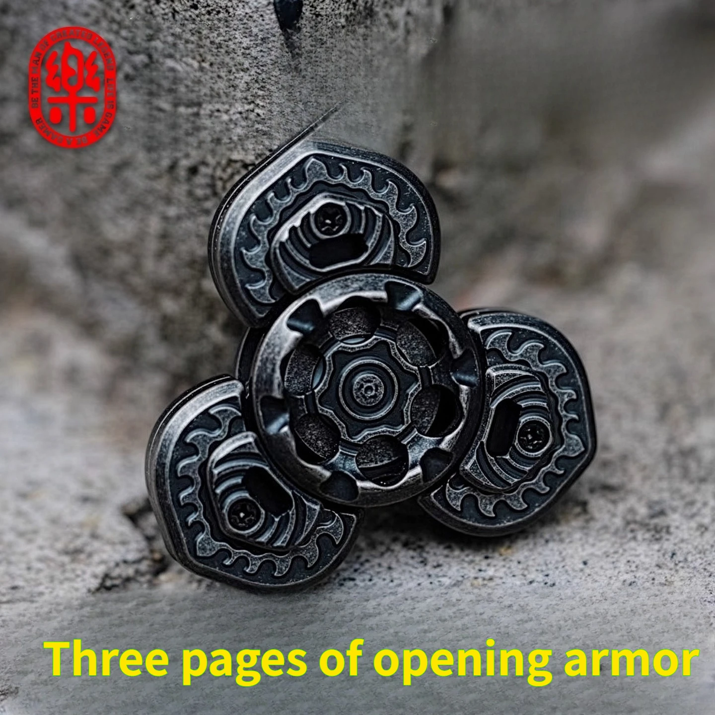 YOLO EDC Manibao Armor-Opening Mechanical Metal Fingertip Spinner Desktop Decompression Toy