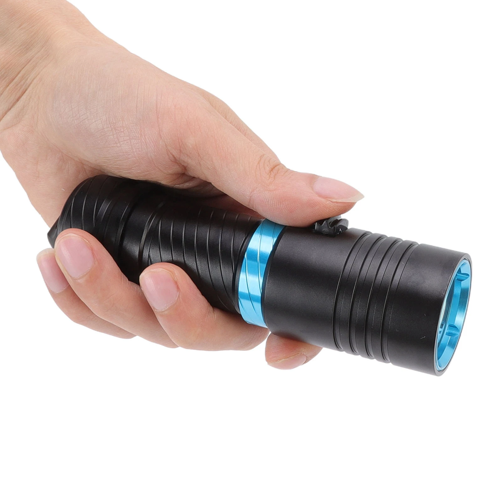 5000LM Diving Flashlight IPX8 100m Underwater Waterproof Infinitely Dimmable L2 LED Beads Scuba Dive Lights For Diving