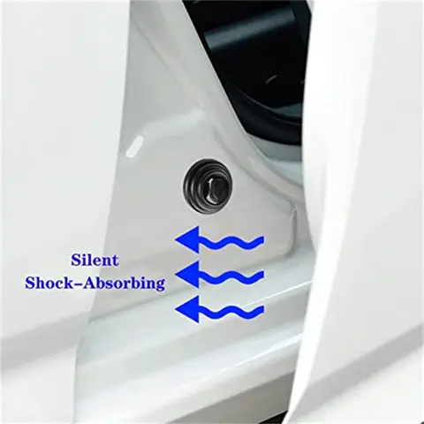 Car Door Pads Shock-absorbing Silent Mat Anti-collision Silicone For Rav 4 2023 Nissan Y62 Patrol Accessories Astra K Troc 10 best sales nissan patrol y62 accessories - №5