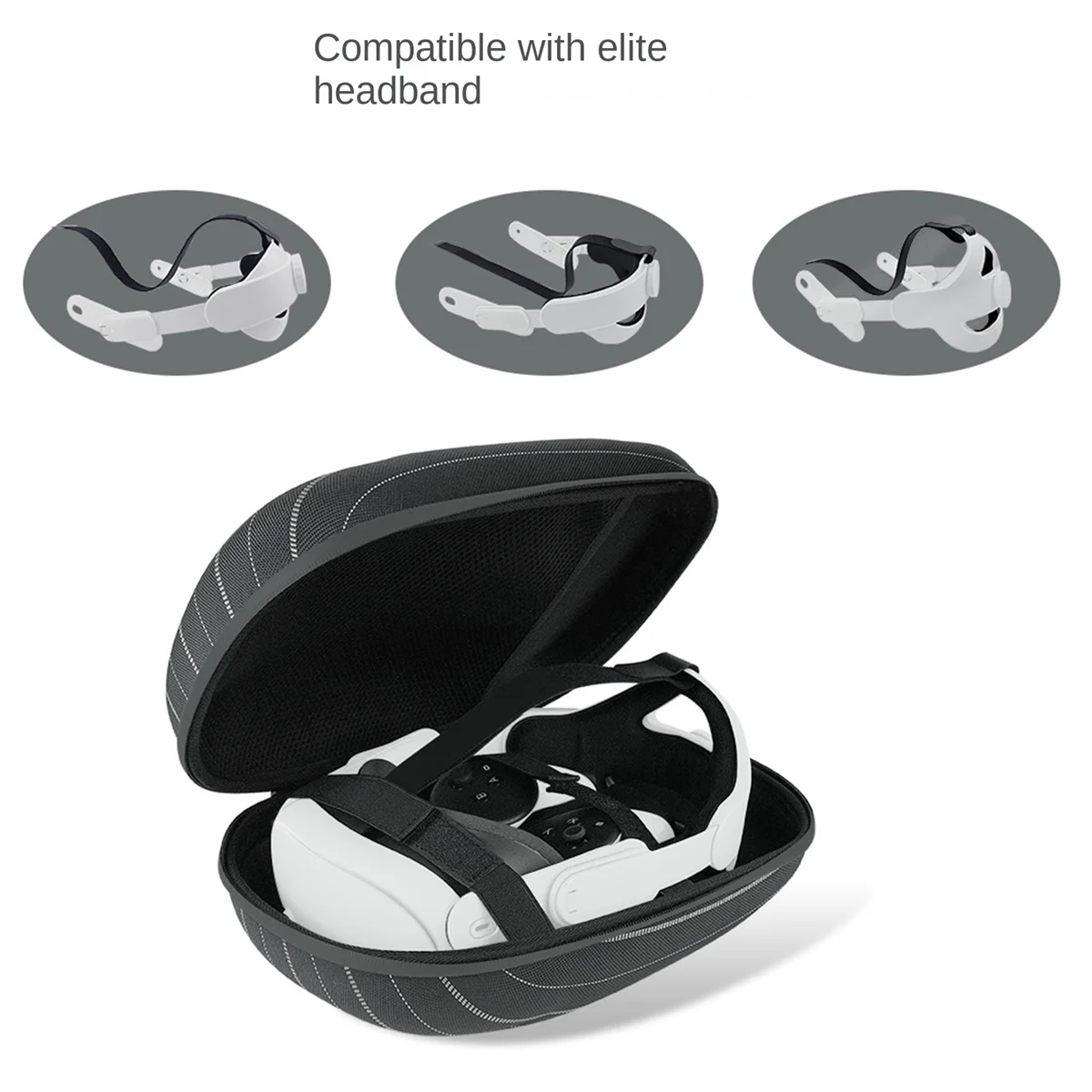 AD41-Caja de transporte portátil para Oculus Quest 3, bolsa de almacenamiento de Estuche de transporte de viaje para Meta Quest 3 VR