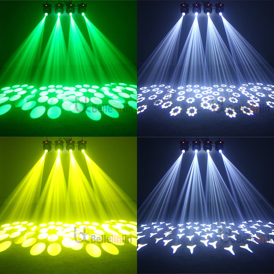 Imagem -06 - Beam Gobo 18 Prism Led Spot Light Iluminação de Efeito de Palco dj Disco Moving Head Lights sem Imposto 100w Pcs