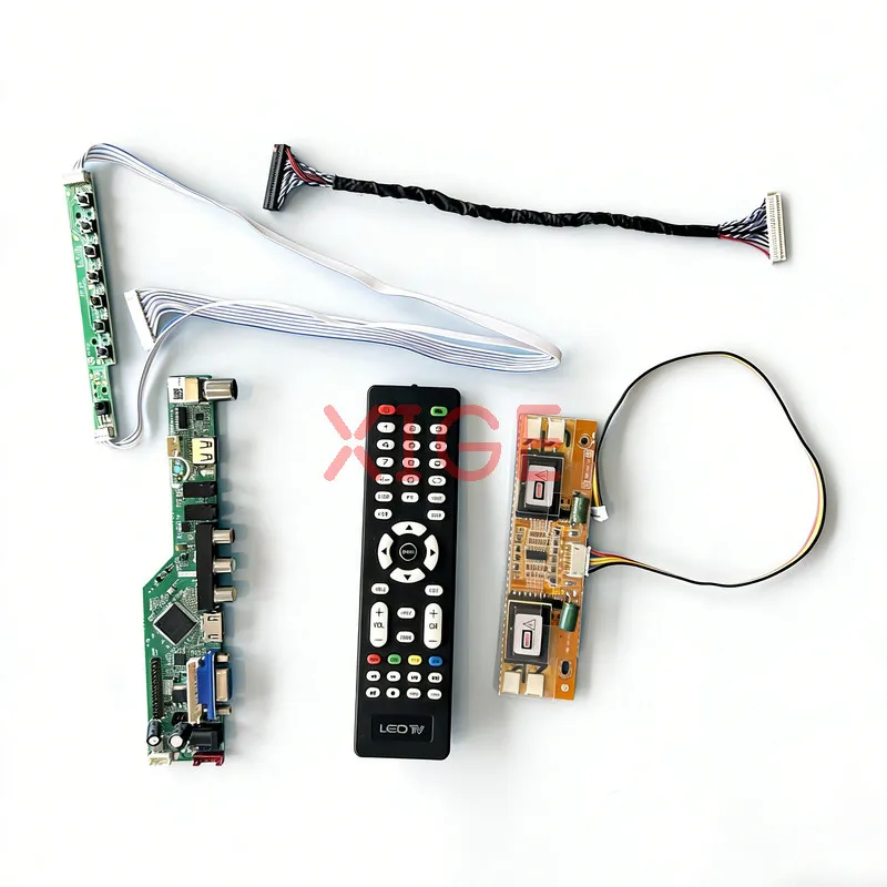 

Комплект платы контроллера экрана PM190SX TM190SX CLAA190EA03 QD19EL01, 4CCFL, 30-контактный LVDS, USB+AV+VGA+HDMI, 1280x1024, 1280*1024