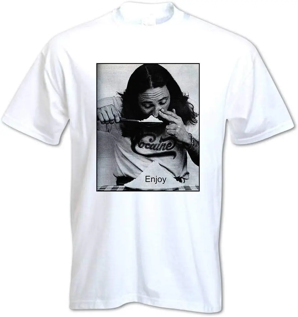 Men's Cocaine Enjoy T Shirt White L