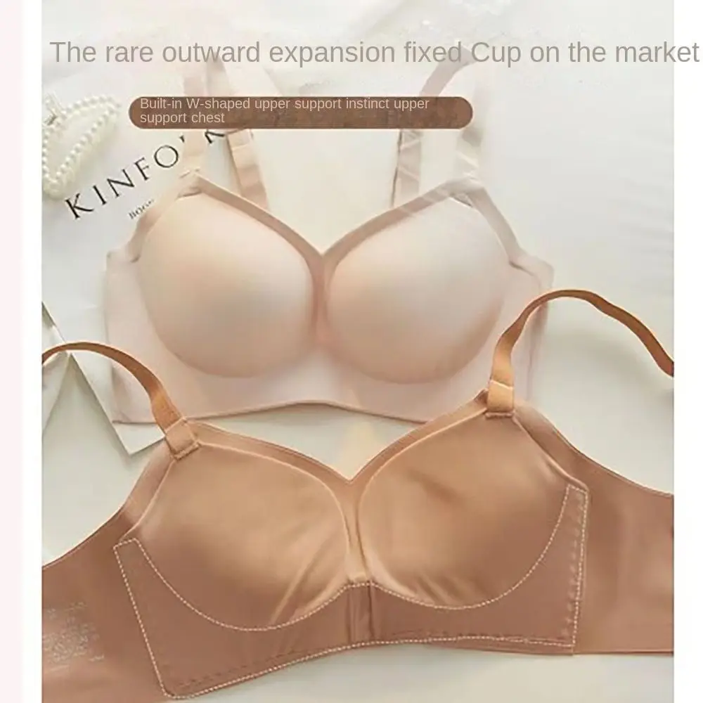 

Sexy No Underwire Push Up Bras for Women Low Cut Back Smoothing Pushup Bra Comfort Wireless Bra Women