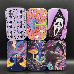 Rolling Paper Box Jewelry Candy Coin Key Organizer Flip Gifts Sealed Tinplate Cigar Case Tobacco Storage Humidor Box