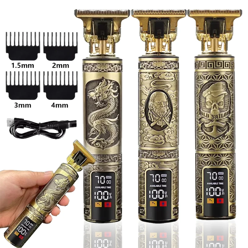T9 Electric Hair Clipper New Hair Trimmer Professional Shaver Beard Barber Shop Men Hair Cutting Machine For Men Haircut Style