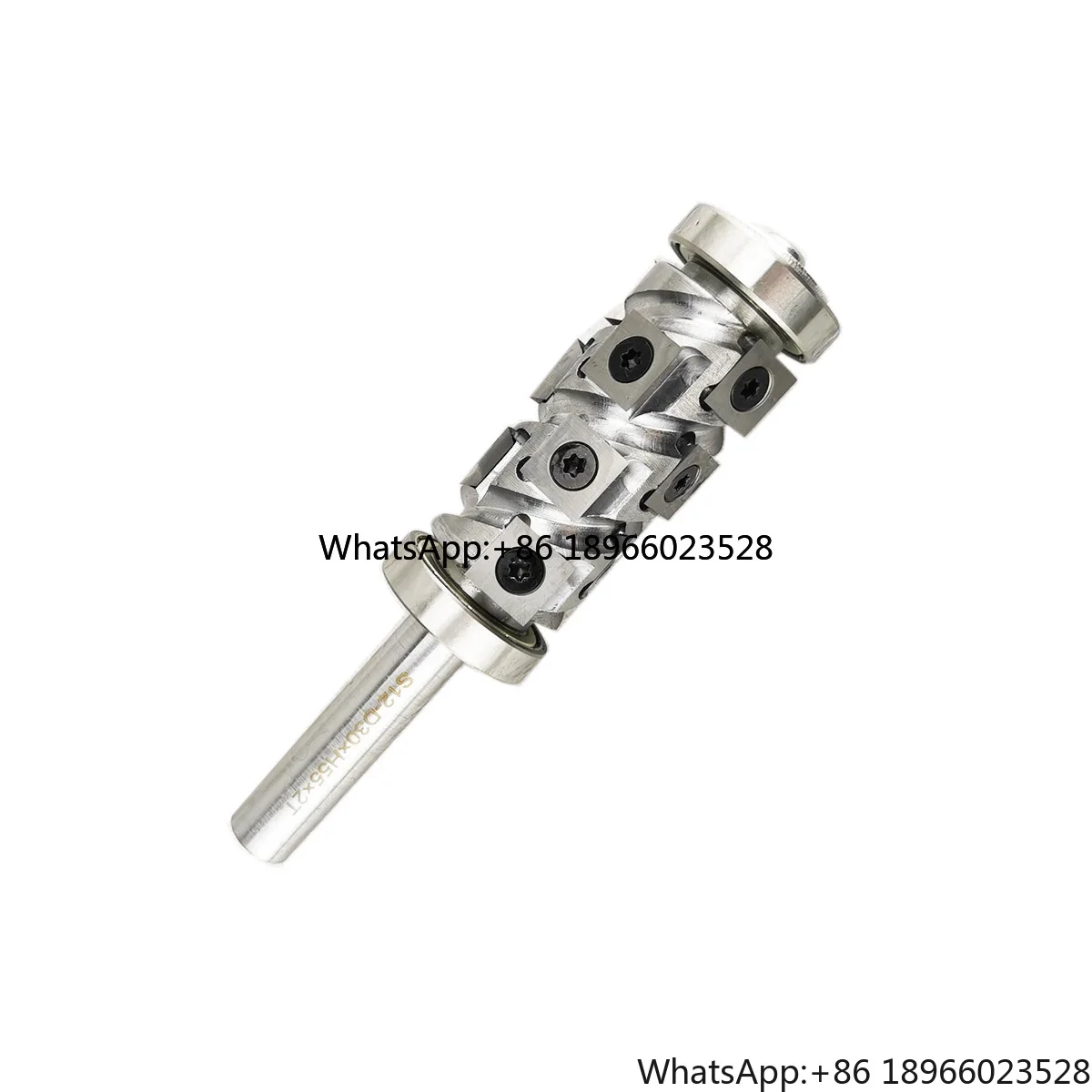 high performance1/2'' mini size helical cutter for trimming wood CNC Router Bits spiral cutter head with 6903 bearings