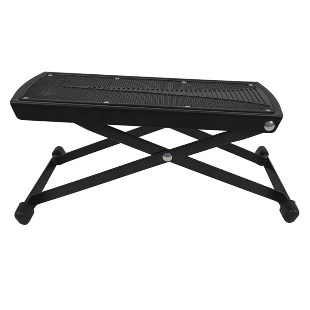 

Adjustable Guitar Footrest Pedal​ 6-Position Height Metal Guitar Foot Step ​Non-Slip ​Foldable ​Guitar Pedal Accessories