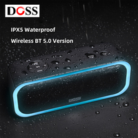 DOSS Wireless Speaker Bluetooth 5.0 SoundBox Pro Portable IPX5 Waterproof Music Sound Box 20W Stereo Enhanced Bass TWS Speakers