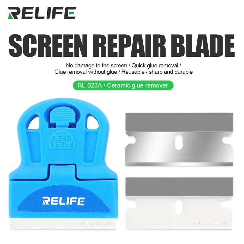 RL-023A Ceramic Glue Removal Knife Is Suitable For Cutting Polarizer To Remove OCA Dry Glue Frame Glue Separation And Pry Screen