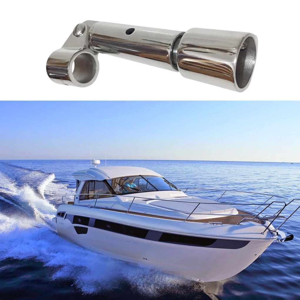 Rail Fitting Tube Connector Fine Workmanship Compact Size Exquisite Smooth Surface No Burrs Joint Boat Supplies