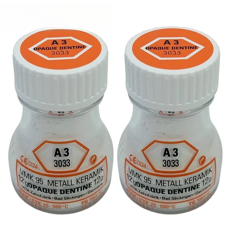 

Dental OD Powder VITA Vita Metal Opaque Thin Body Ceramic Powder VMK 95 Opaque Dentine12g Metal Porcelain Crown Bridge Repair