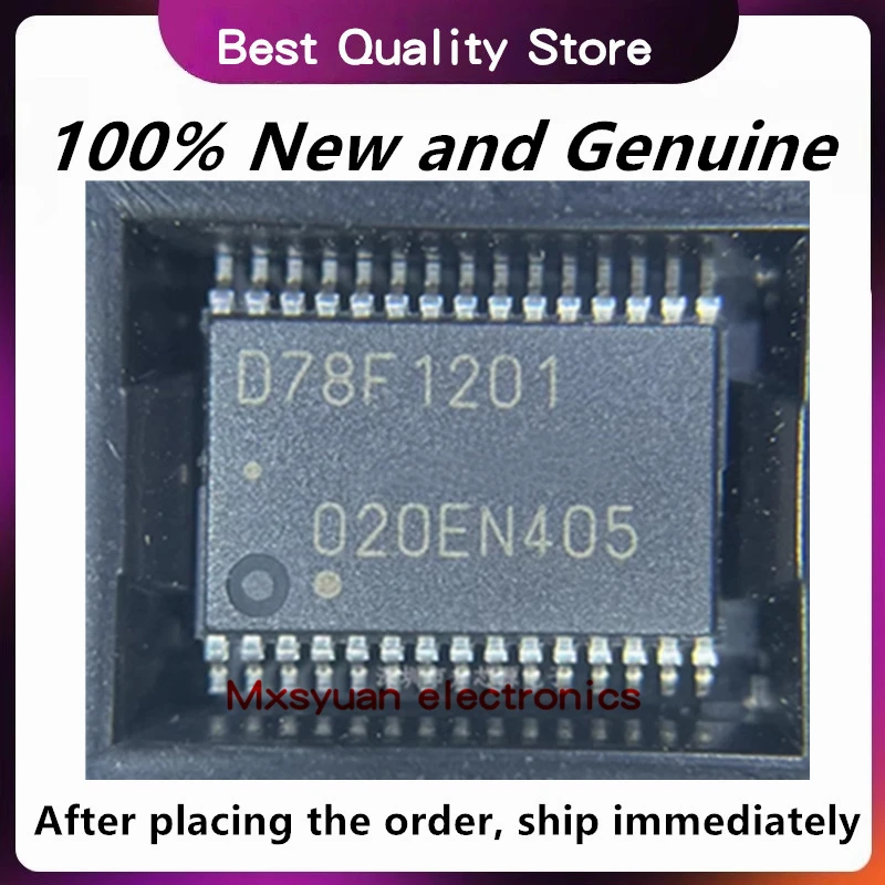 5PCS/LOT 100% New original D78F1201 UPD78F1201MC-CAB UPD78F1201MC UPD78F1201MC-CAB-AX SSOP-30 In Stock