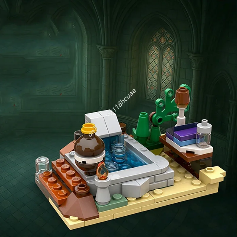 

145pcs MOC Prefects Bathroom scene Model Building blocks Kids Toys idea Assemble creative DIY Christmas gifts