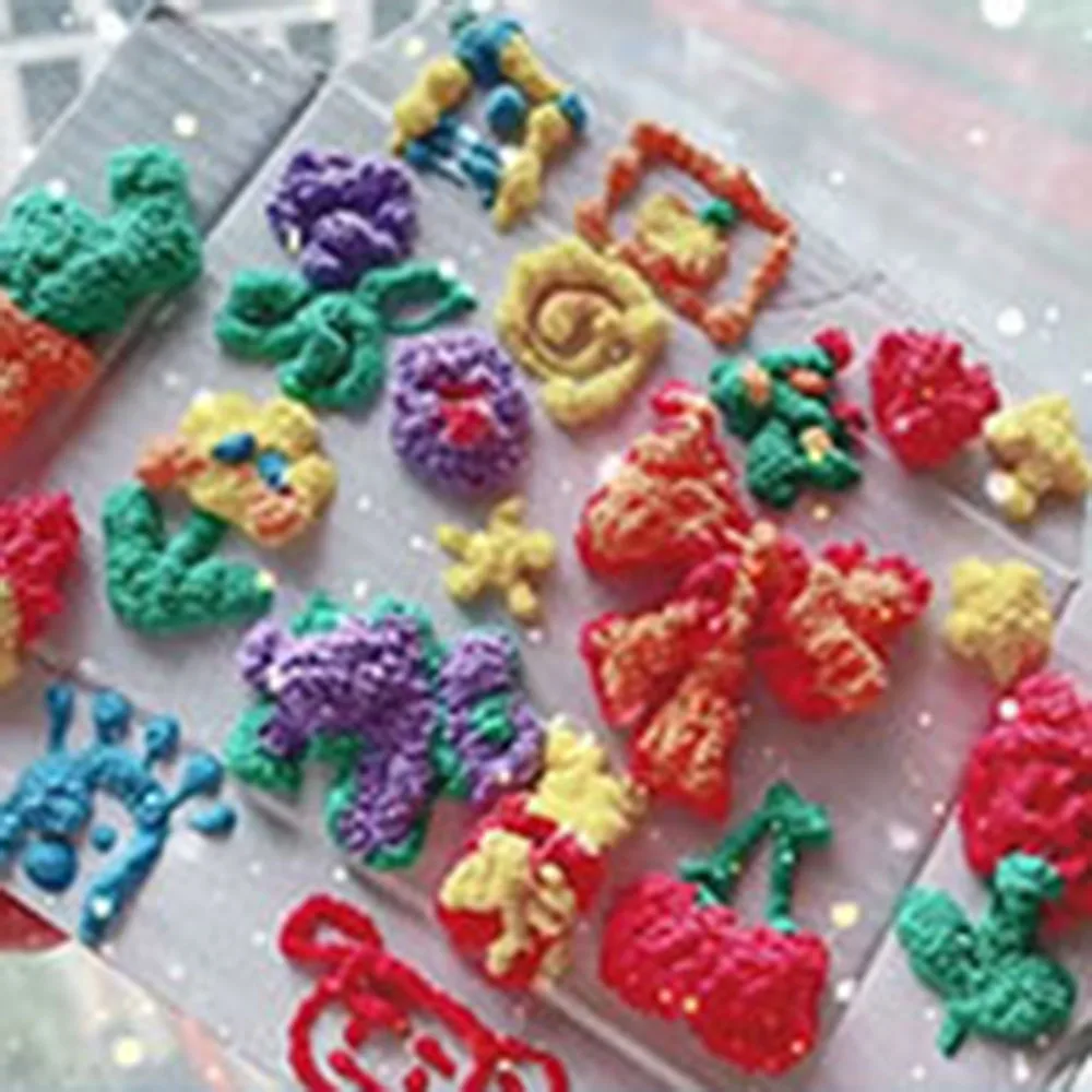 Puffys Popcorn Canetas, Efeito de Expansão Colorido, Caneta, Art Doodling Supplies, Aniversário e Presente de Natal, 6 Pcs Set