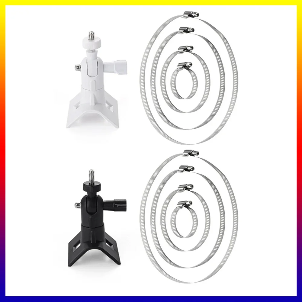 Camera Mount Pipe Mounting Bracket Adjustable Camera Mount Holder Pole Mount for Ring Stick Up Camera/Spotlight Camera