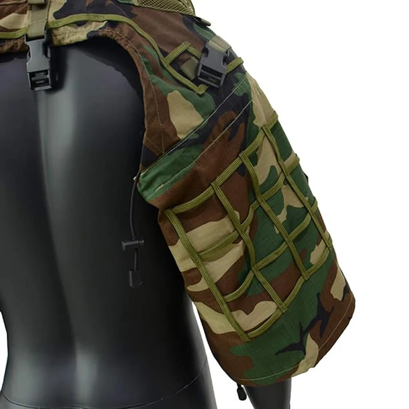 Ghillie-Anzug, taktischer Scharfschützmantel, Viper-Kappen, Jagdmantel, Material und Farbe optional, Tarnkleidung für Airsoft-Paintball – Detail 17