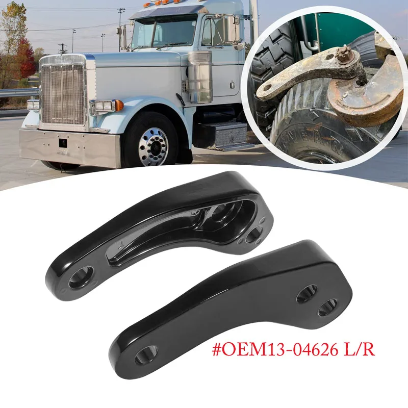 

YMT Hood Hinge Pivot Bushing Mount Bracket Kit for Peterbilt 379 378 Replace OEM13-04626 L/R Left and Right Side