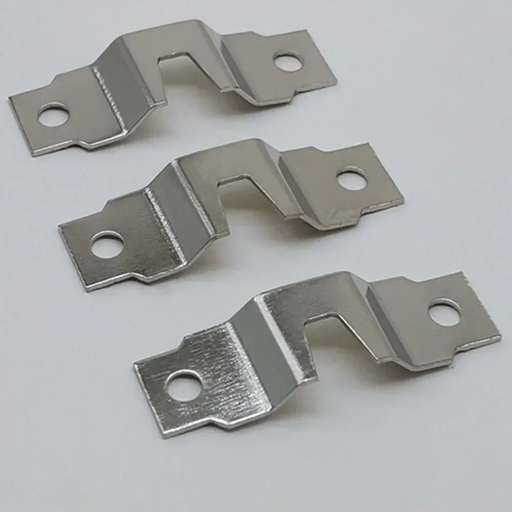 10/50PCS Stainless Steel Hook Buckles Hanger Hanging Connecting Photo Frame Picture Mirror Wall Silver Hardware