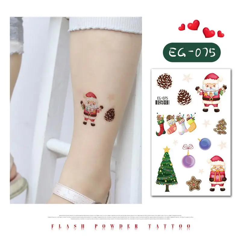 Rub On Transfers For Crafts Cute Cartoon Water Stickers Transfer Decal 12 Sheets Christmas Decor Elegant Water Decals For Body