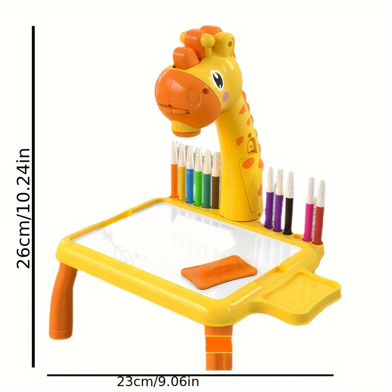 Little Deer Projection Drawing Board Children\'s Learning Drawing Table Graffiti Writing Drawing Board Puzzle Toy