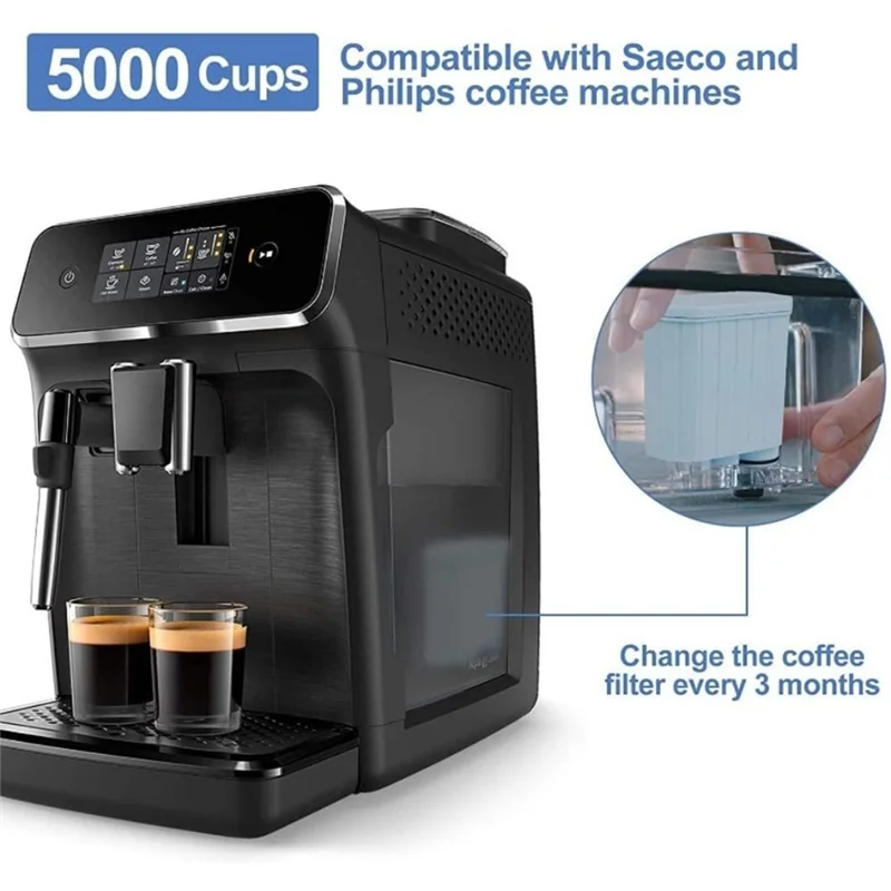 

Замена фильтра TAIGH для воды Saeco Aquaclean для Saeco Aquaclean, совместимая с Incanto HD8911/0