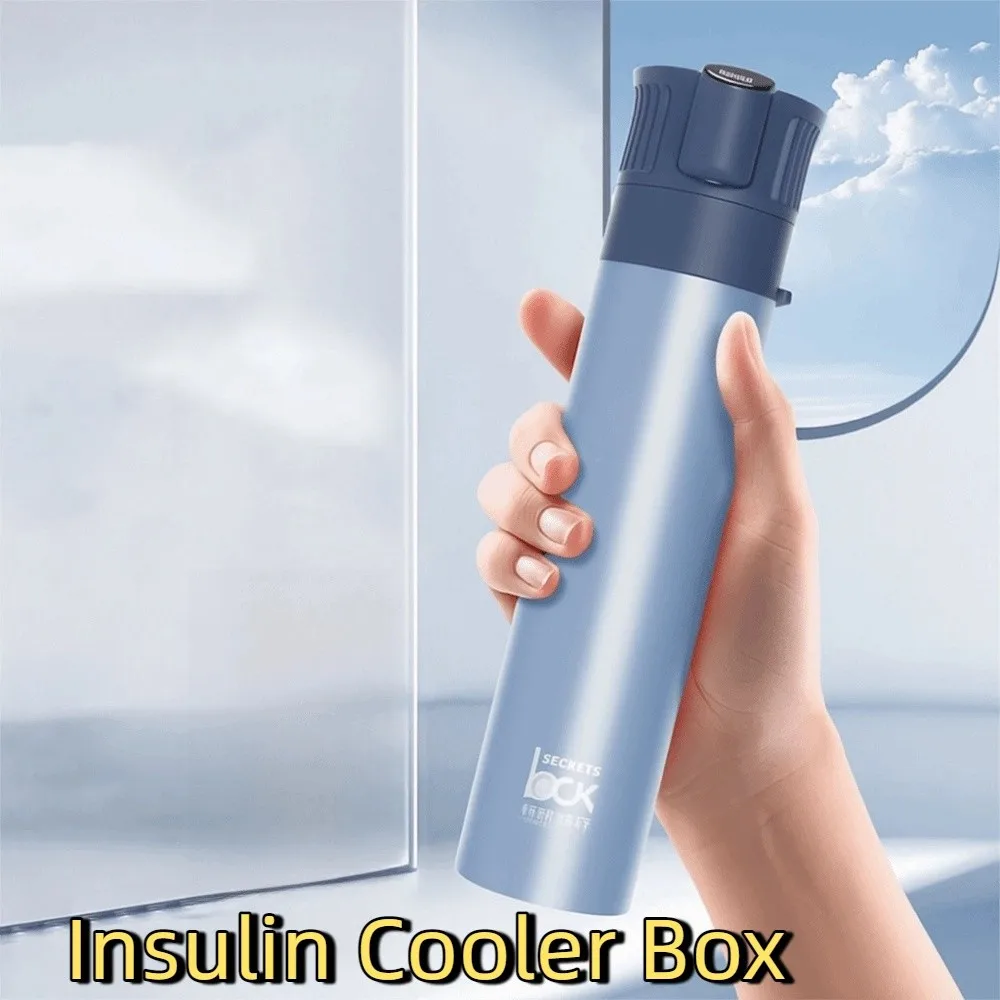 

Портативный термоконтейнер для инсулина с ЖК-дисплеем, автоматическим контролем температуры, перезаряжаемый, с USB-зарядкой