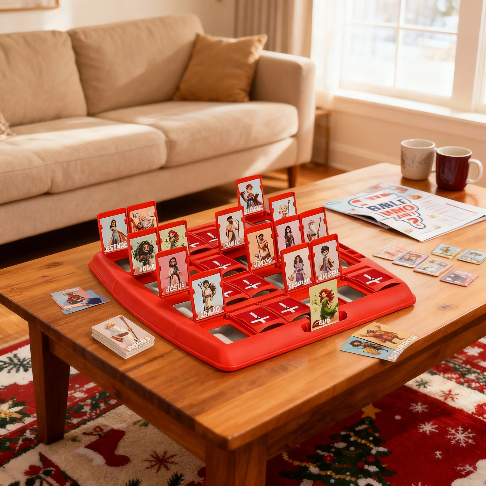 

Bible Who Am I Board Game Guess The Character Card Game With Dual Language Support For Family And Educational Use