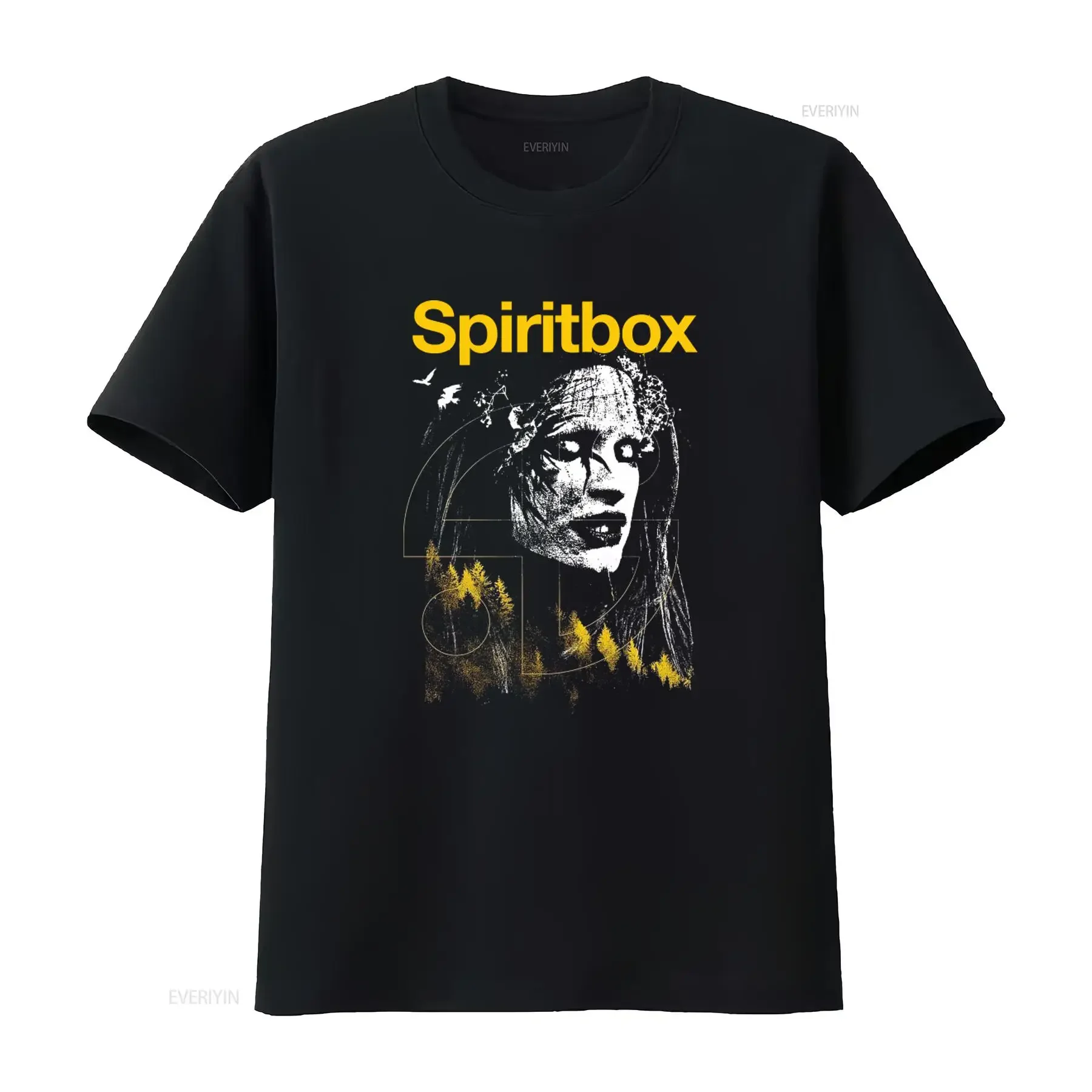 Spiritbox T shirt Metal Music with the Void Design for Rock Fans vintage Washed Stylish Comfortable Breathable Unisex fashion