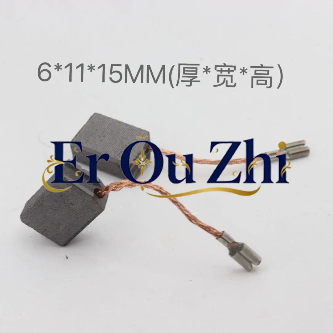 Electric Tool Carbon Brush 6 * 11 * 15 9910 WU829/900 Angle Grinder Brush