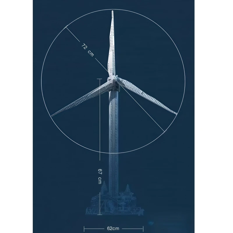 844 Uds. MOC serie creativa Vestas turbina eólica bloques de construcción molino de viento eléctrico generador modelo ladrillos juguetes para niños regalo