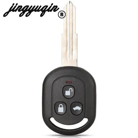 Корпус ключа-брелока Jingyuqin для Chevrolet Lacetti Daewoo Nubira с необработанным лезвием, 3 кнопки, замена
