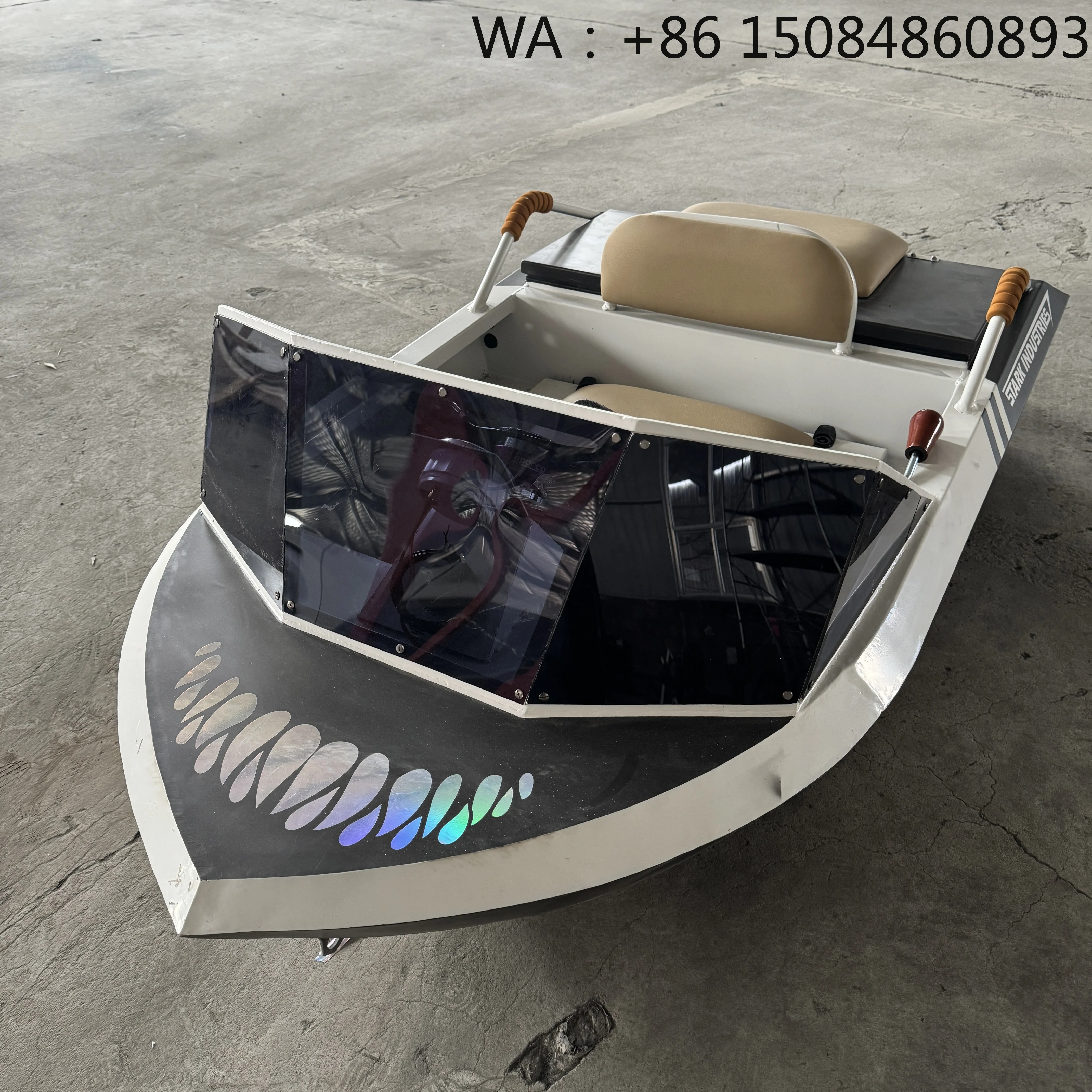 Fishing Equipment Jet - All Welded Aluminum Pedal Fishing Jet