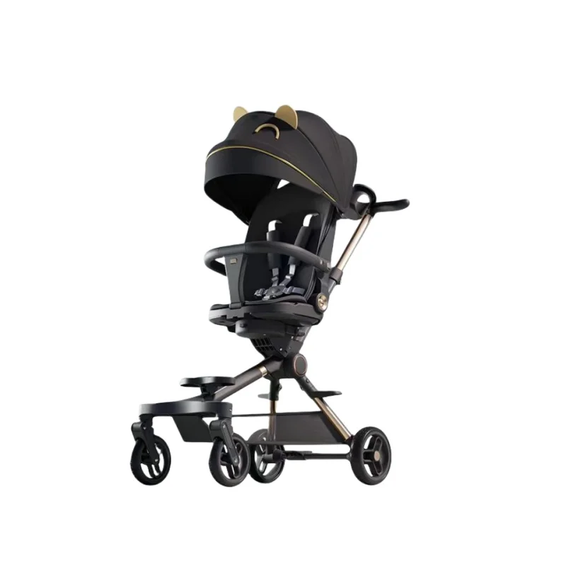 2024 Newest Double Baby Stroller with Car Seat Aluminum Alloy Frame 2-in-1 Rocker Device for 0-3 Years Load Bearing 20kg