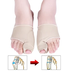 2pcs Big Bone Toe Bunion Splint Straightener Corrector Foot Pedicure Sock For Hallux Valgus Feet Care Protector Foot Care Tools