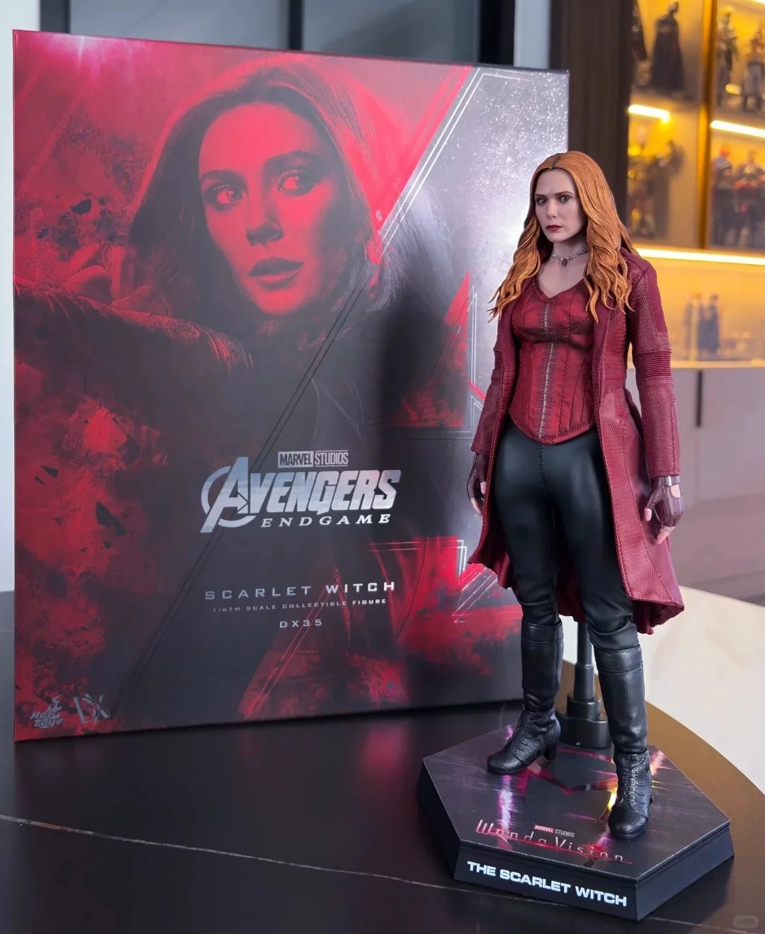 

Hot Toys Wanda Action Figure - Crimson Witch Scarlet HT DX35 Collectible Handmade Hair Transplant Toy Gift for Limited Edition