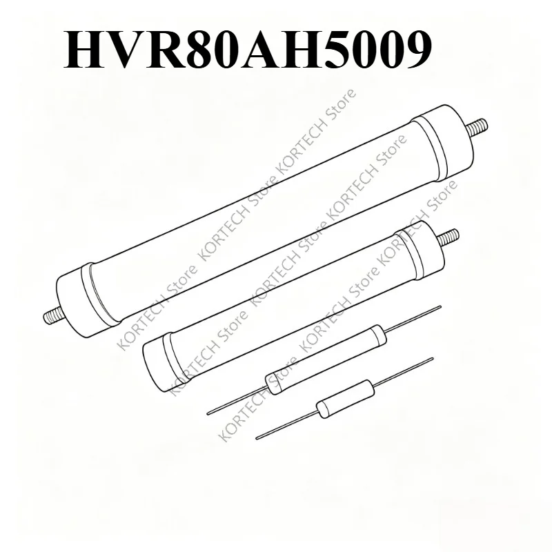1Pcs High voltage resistor HVR80AH5009 100W 30K100K200K1M40M1K2M5M10M20M10G50RJ Ohm 470K5% 300M thick film non inductive resisto