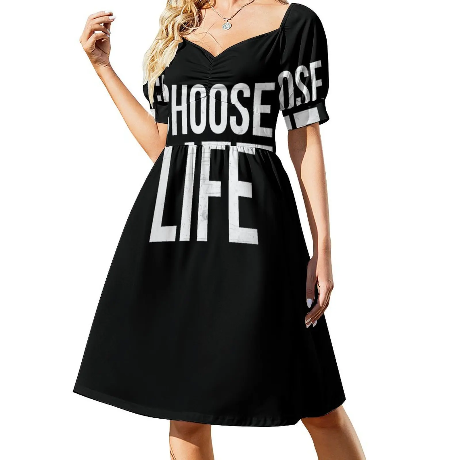 

Wham choose life shirt Short-Sleeved Dress Dresses gala ladies dresses for special occasion