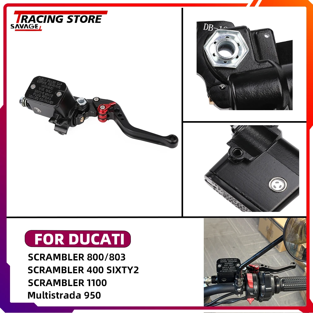 

Front Brake Master Cylinder Pump With Lever For Ducati Scrambler 800/803 400 Sixty2 1100 Multistrada 950 Hypermotard 796 821 939