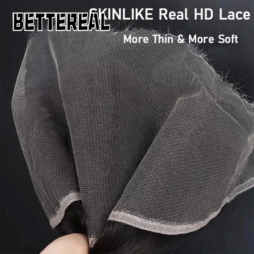 SkinLike ريال HD الدانتيل أمامي 13x6 13x4 إغلاق الشعر البشري قبل قطعها غير مرئية HD الدانتيل جزء مجاني 6x6 5x5 HD الدانتيل إغلاق فقط