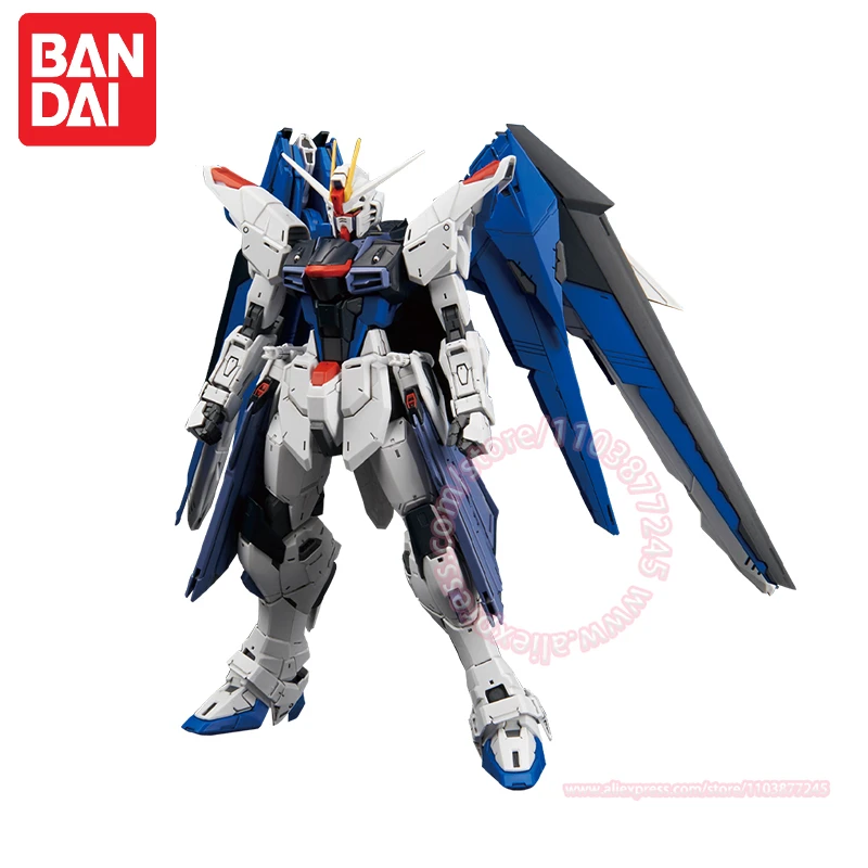 BANDAI MASTER GRADE SEED FREEDOM GUNDAM Ver 2.0 Movable Figure Assembling Model Children's Toy Birthday Gift Trend Hand 1/100