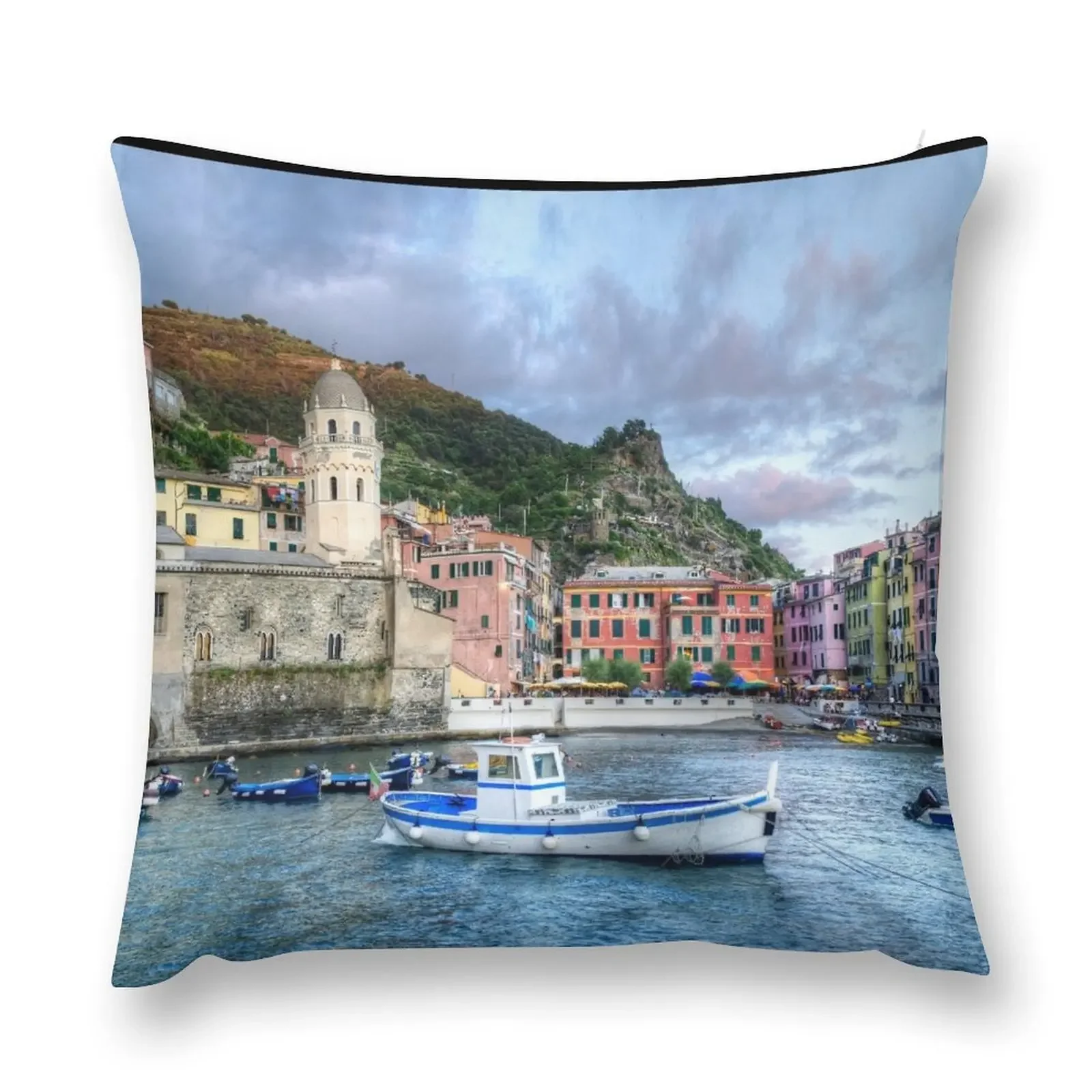 

Vernazza Cinque Terre - Medium Throw Pillow Decorative Cushions For Luxury Sofa Throw Pillow pillow