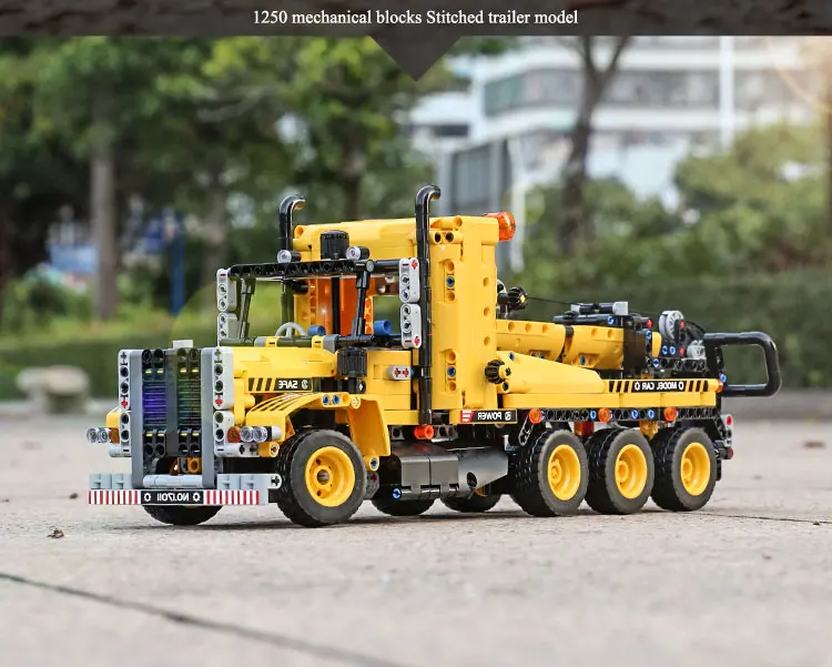 Mould King 17011 Technical Car Toys The MOC-43434 Tow Truck Building Block Engineering Truck Brick Set Kids Christmas Gift