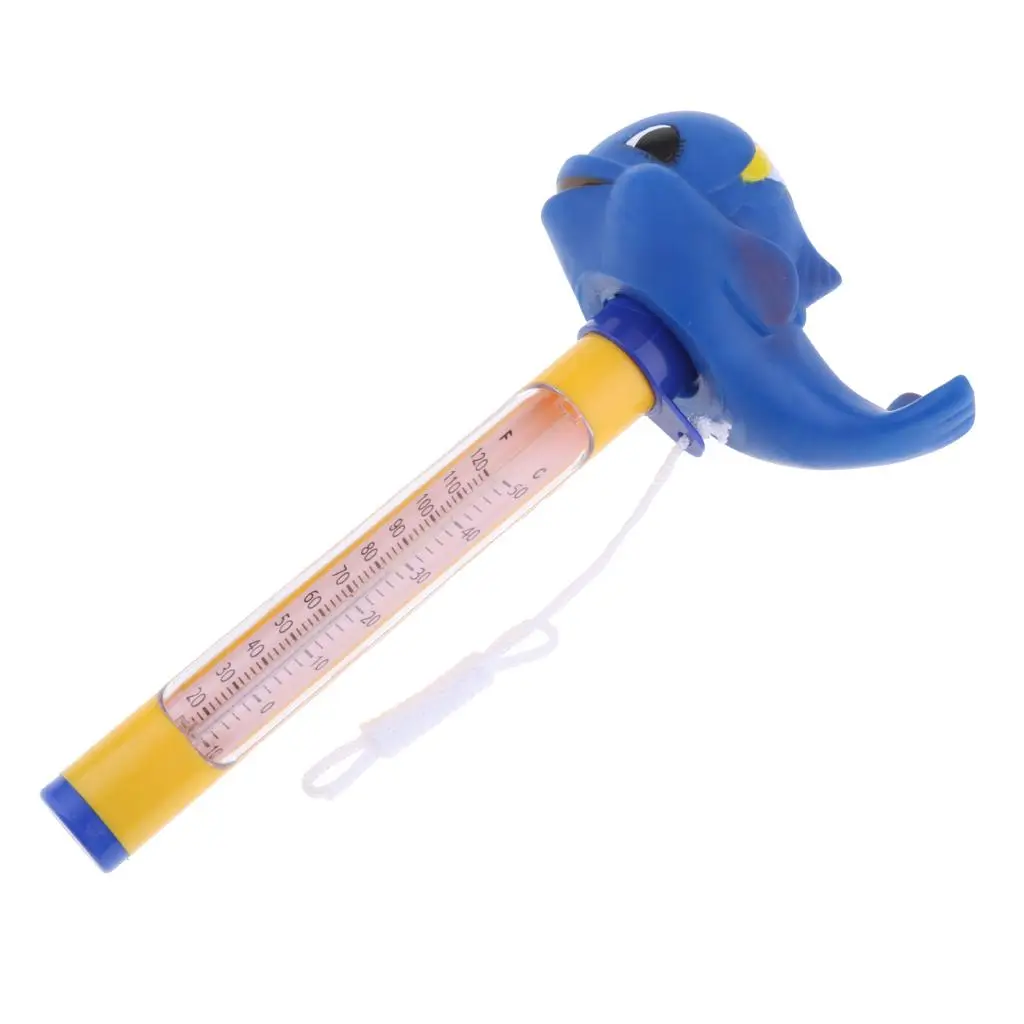 Swimming Pool Thermometer Floating PVC Water Temperature Meter Spa Hot Tub Gauge Waterproof for Pools and Outdoor Tubs