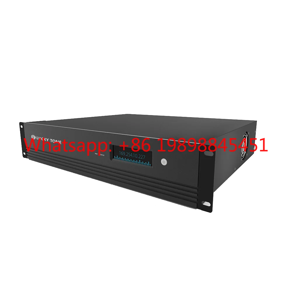 OEM Factory Professional Dante DSP Audio Processor, 64 In 64 Out Multi-Effects Digital Processor for Stage Performance