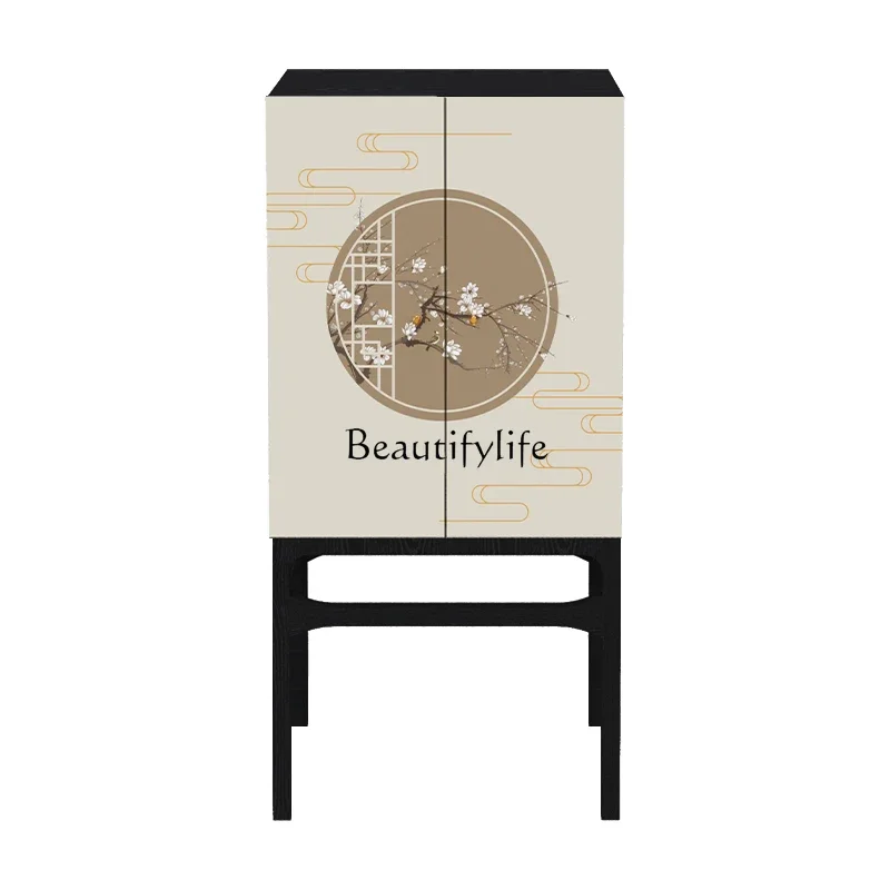 

LD33Chinese Style Chest of Drawers Solid Wood Storage Multi-Layer Storage Light Luxury and Simplicity Modern