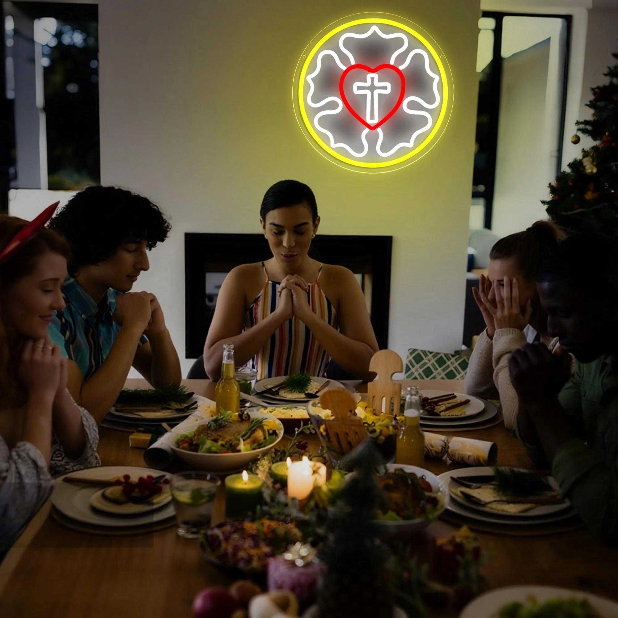 علامة LED نيون مخصصة لتزيين جدران غرفة النوم وحفلات الزفاف وأعياد الميلاد ومتجر البار المخصص لذكرى العمل الفني النيون