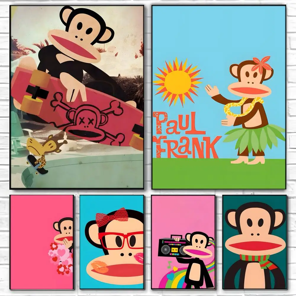 Anime P-Paul Frank Poster Wall art print art suitable for living room bedroom bar parlor home decor gift