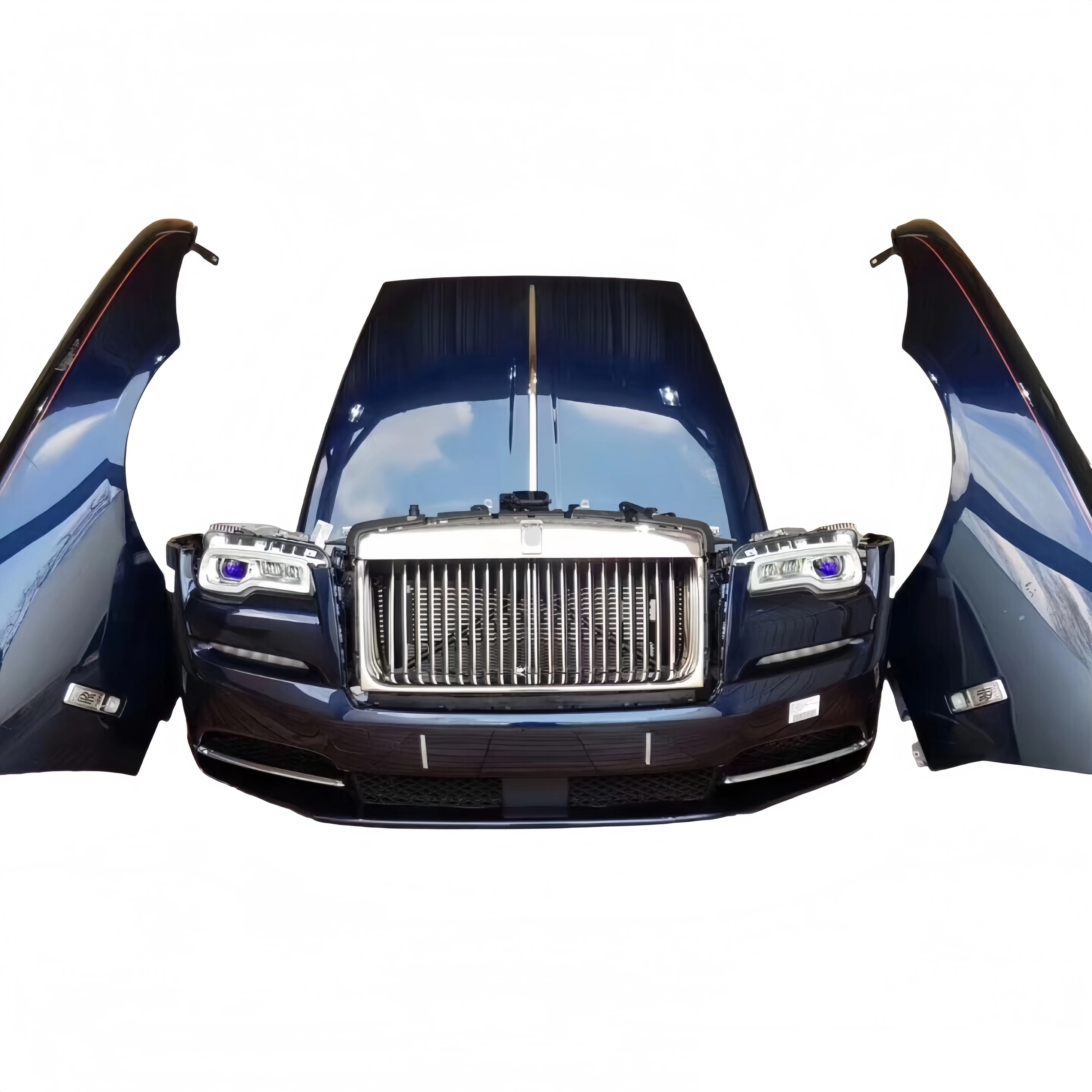

For Ghost Yaoying Cullinan Phantom Front and Rear Bumper Head Mouth Guard Headlight Middle Grille Surround